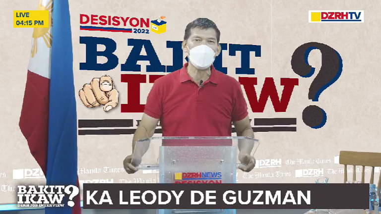 Labor Leader Leody de Guzman