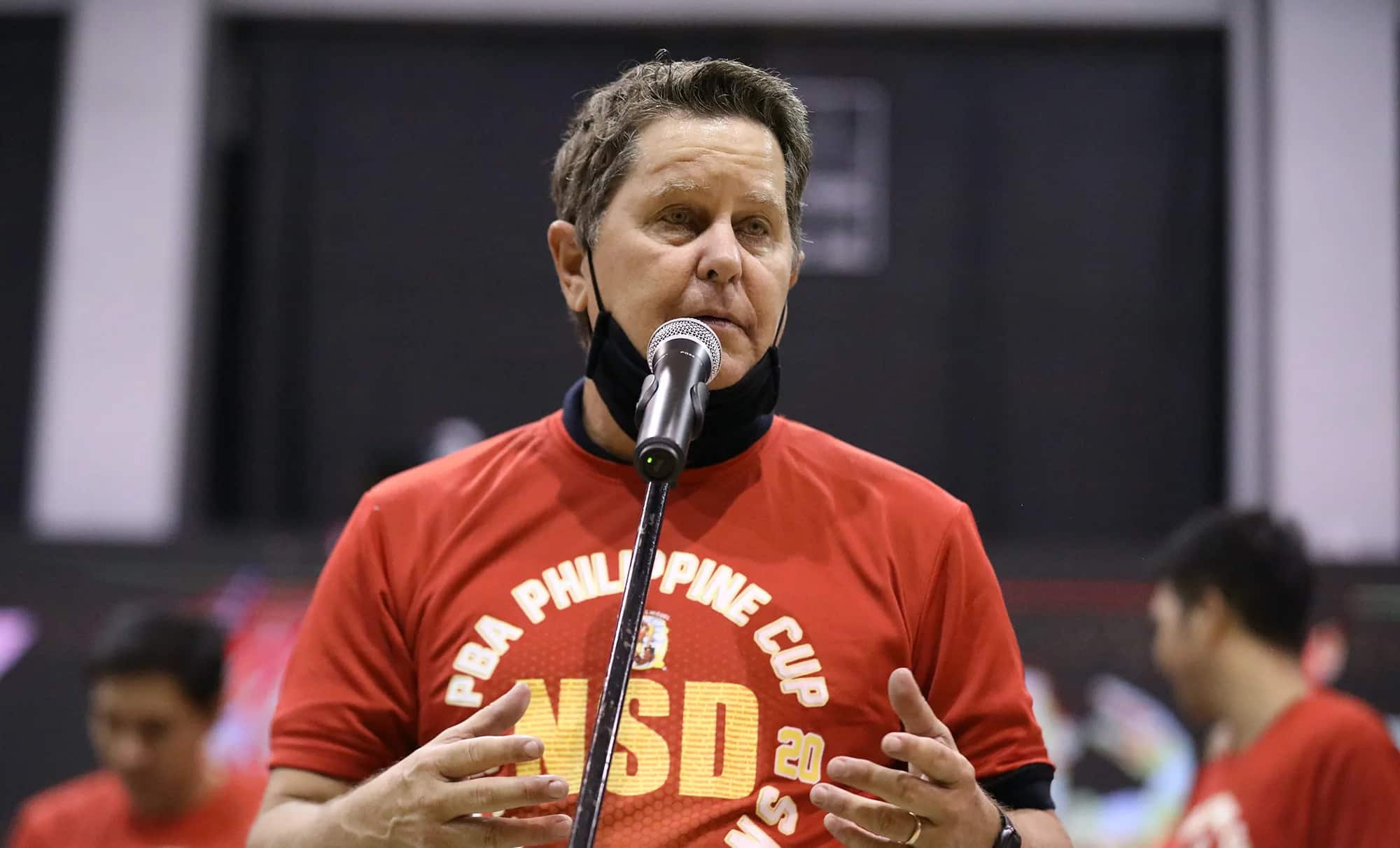 tim cone after barangay ginebra won the 2020 pba philippine cup
