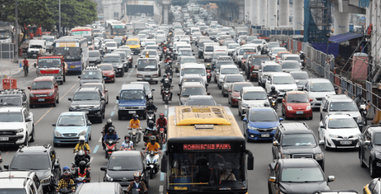 Metro Manila heavy traffic