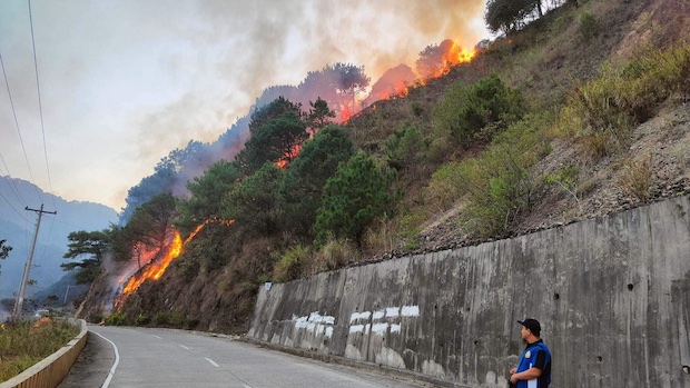 Mt. Kalawitan forest fire