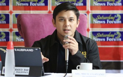 Department of Justice spokesperson Mico Clavano